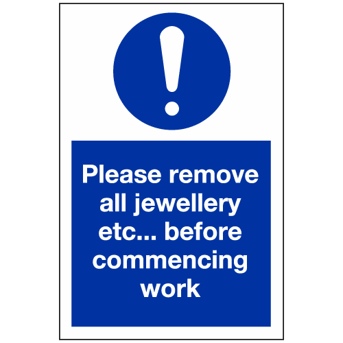 hc13c-med - Archer Signs Please remove all jewellery - hc13