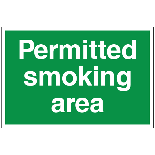 Smoking Area Signs