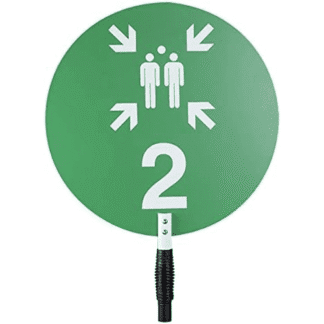 Muster Point Lollipop Sign