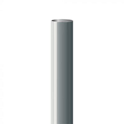 76mm Diameter Grey Powder Coated glavanised post