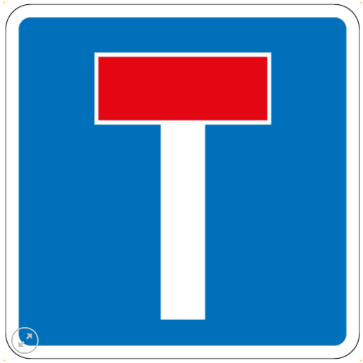 No-through-road-for-vehicular-traffic