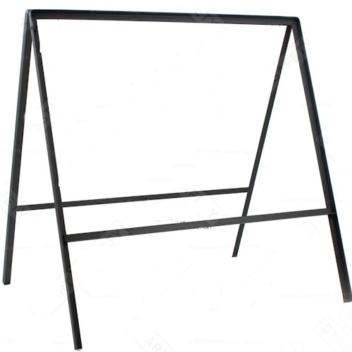 double sided road side stanchion frame