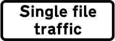 Single File Traffic +&pound;5.76